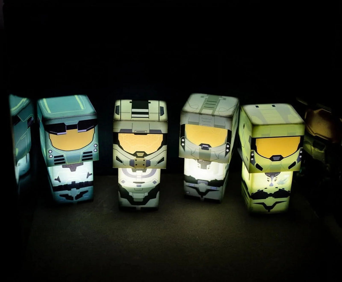 Set of 4 Green Mini Mood Lights D134