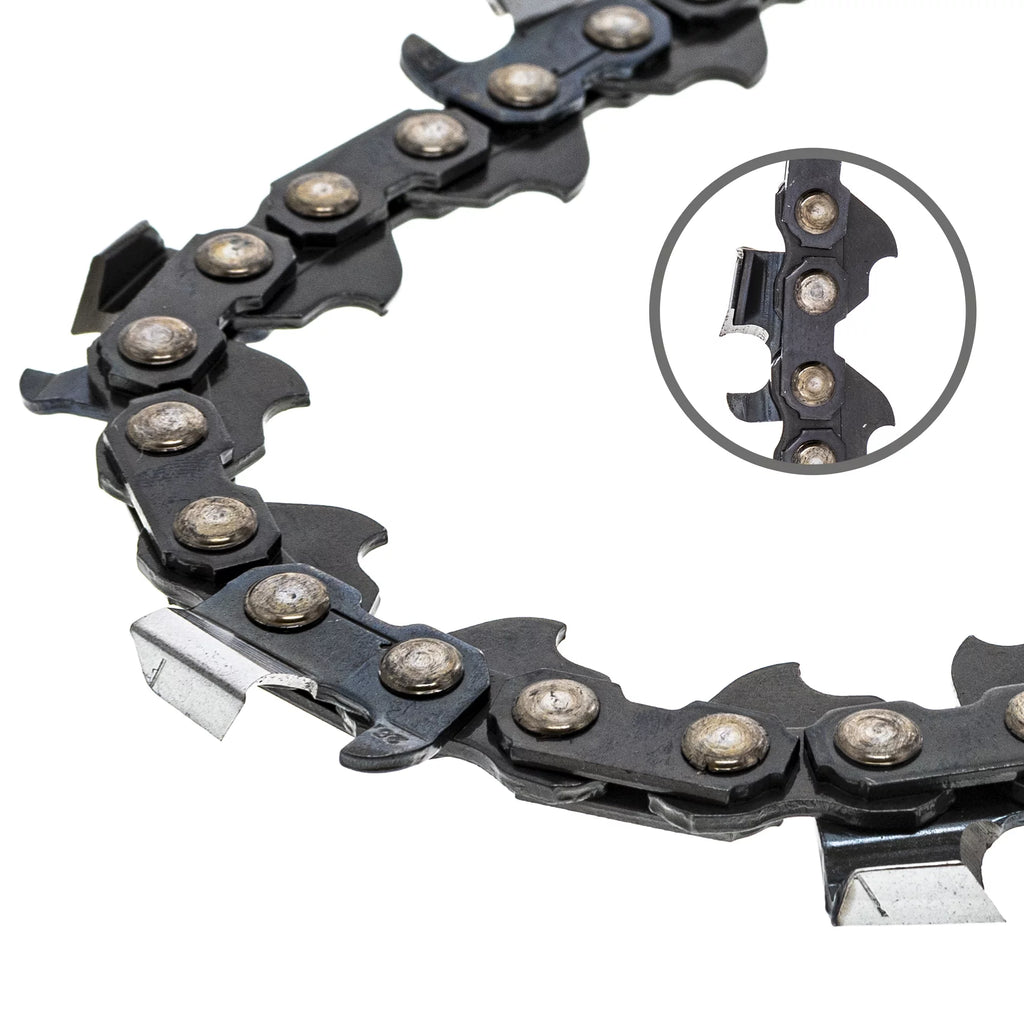 14 inch .050 3/8 52DL Full Chisel Chainsaw Chain 2 Pack A8620