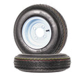 Trailer Tires On Rims 4.80-8 4 Lug White J807779