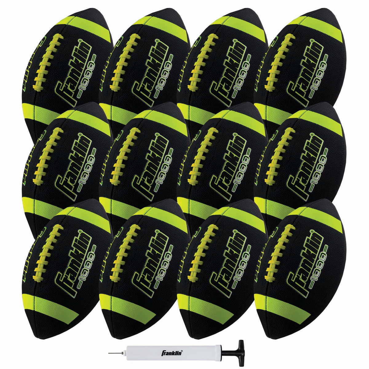 Junior Footballs Team Pack - 12 Kids Footballs and Pump B619508