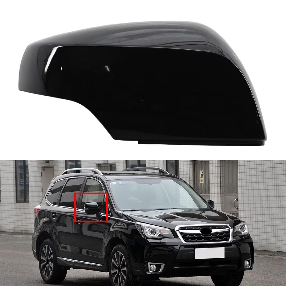 Glossy Black Side Rear View Mirror Cover Cap Trim F381650