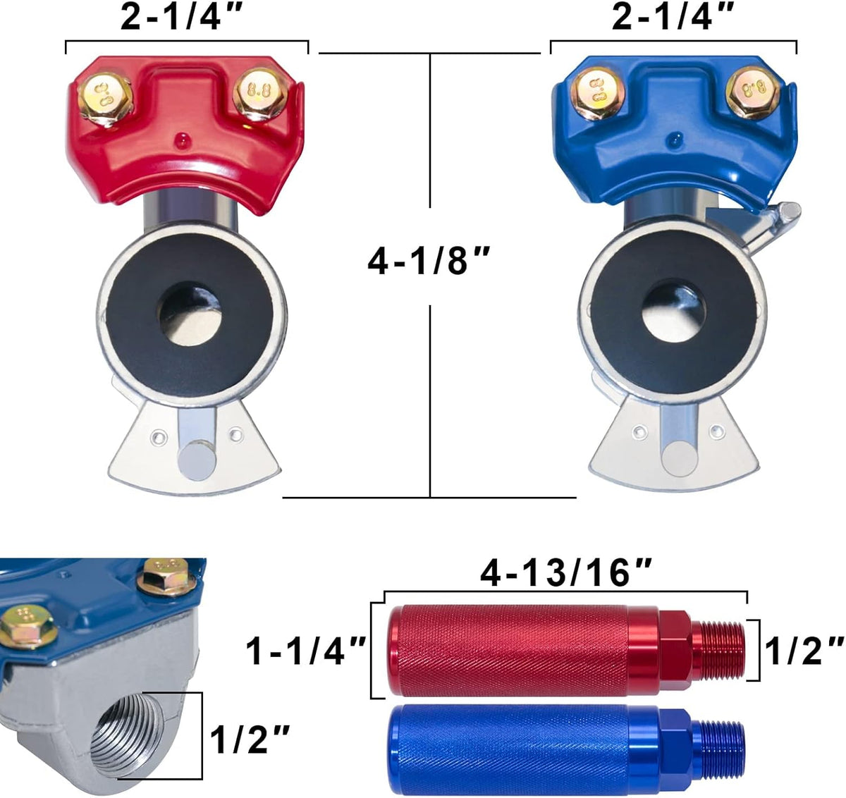 15 Ft 7 Way Heavy Duty Truck Tractor Trailer Electric Cable Wrap Cord ABS & Air Line Hose Assembly with Aluminum Glad Hands Z76010