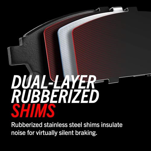 Front Ceramic Brake Pads with Hardware E161326