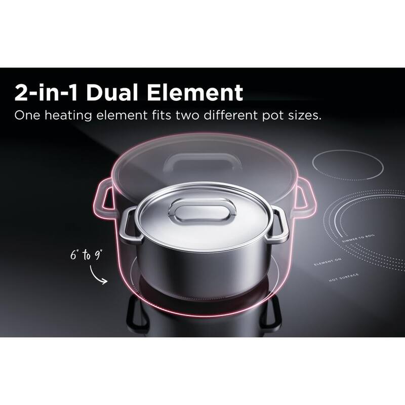 5-Element Slide-In Electric Range with Convection in Stainless Steel I15356