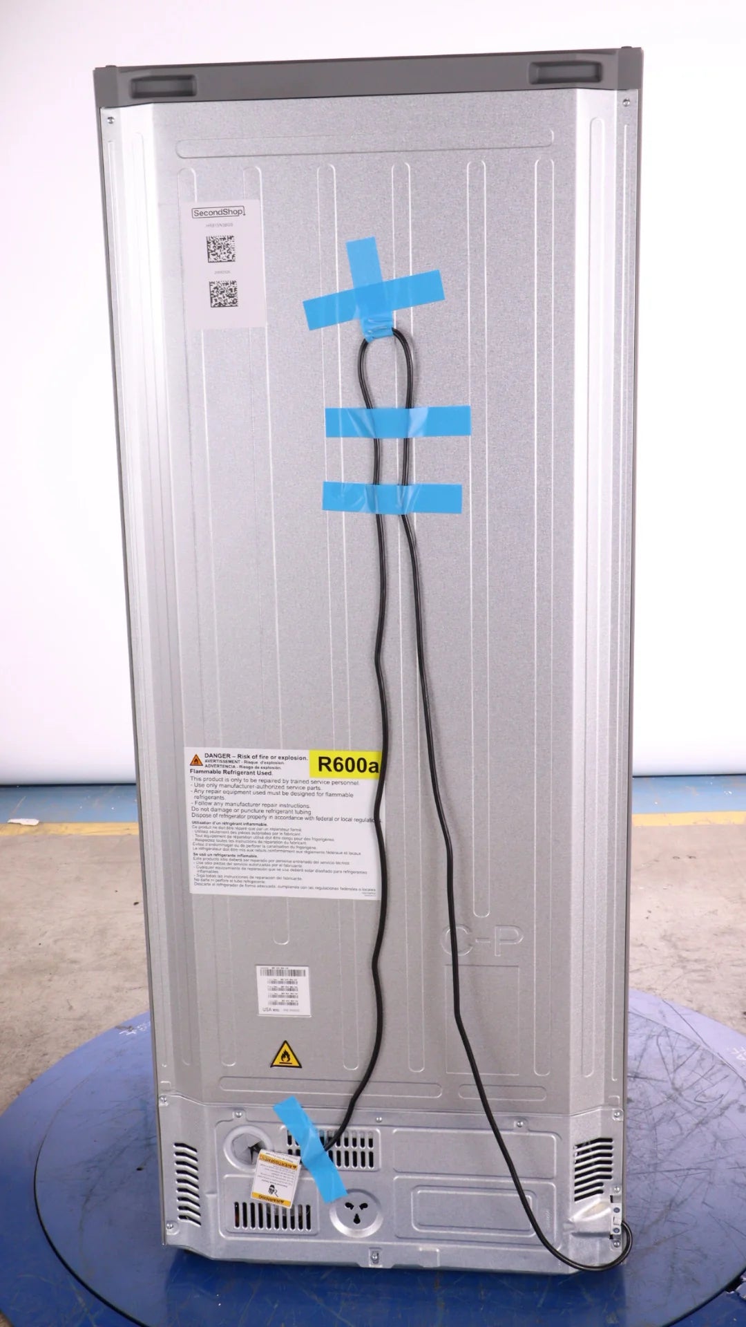 28 In. 15 Cu. Ft. Stainless Steel Bottom Freezer Refrigerator G189143