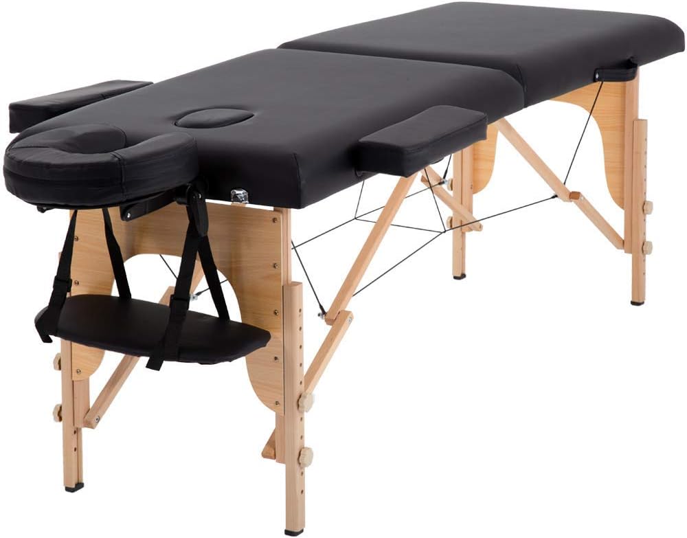 Portable 84 Inches Folding Massage Table with Carry Case I8746