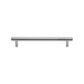 Polished Chrome Knurled Cabinet Bar Pull R41869