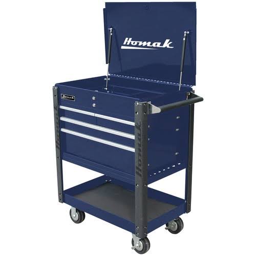 Blue 4-Drawer Service Cart R8333