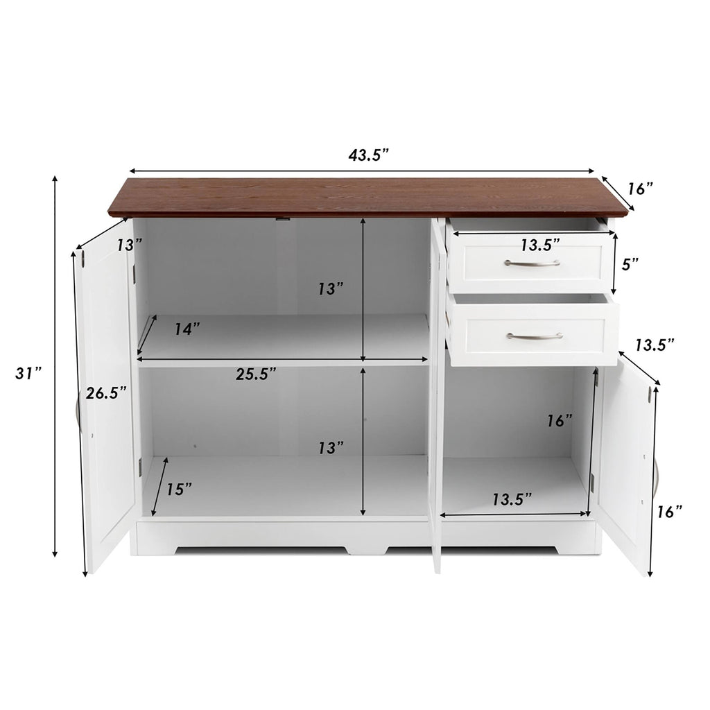 Multi Buffet Server Sideboard Storage Cabinet Console Table G3671