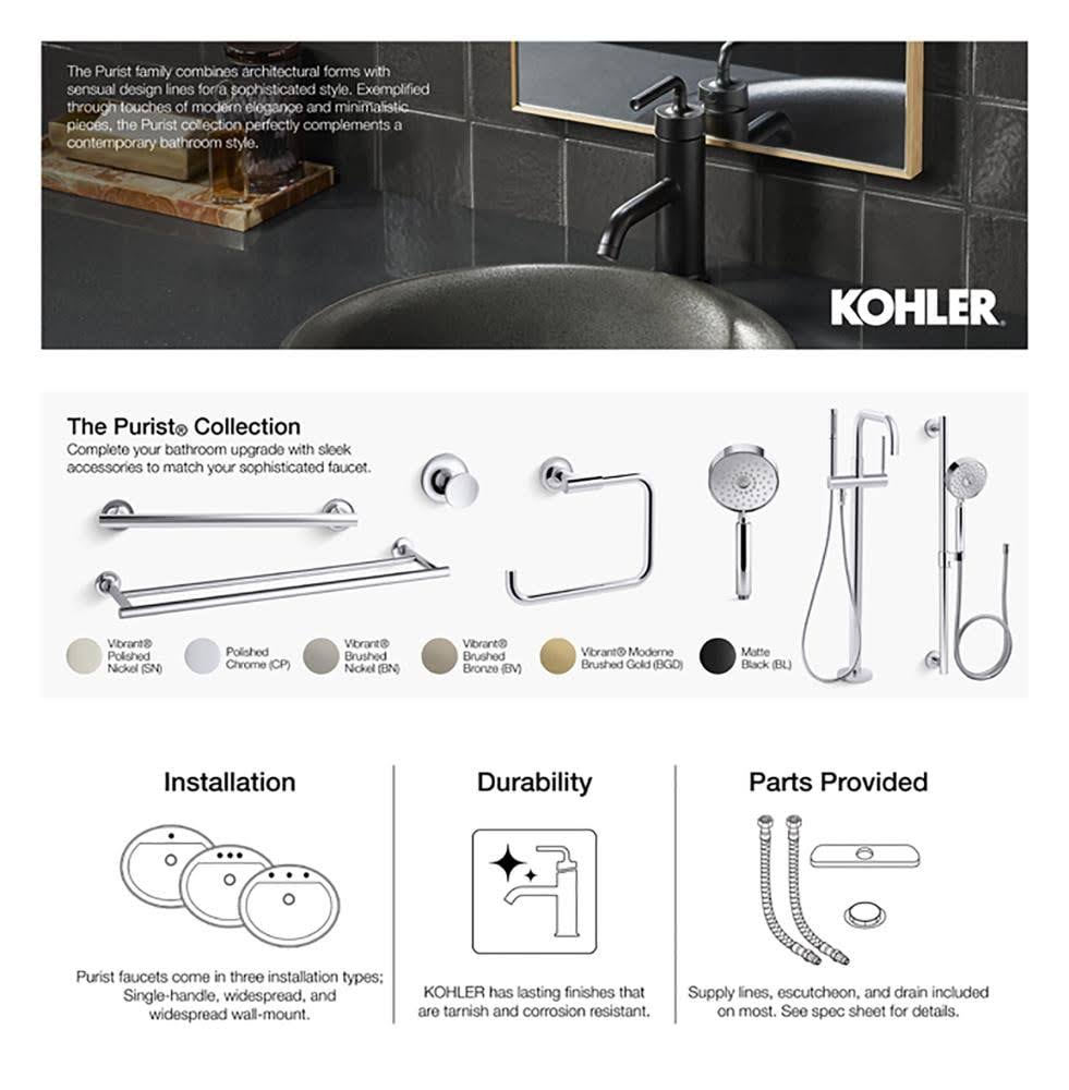 Vibrant Polished Nickel Wall-Mount Bath Spout R31006