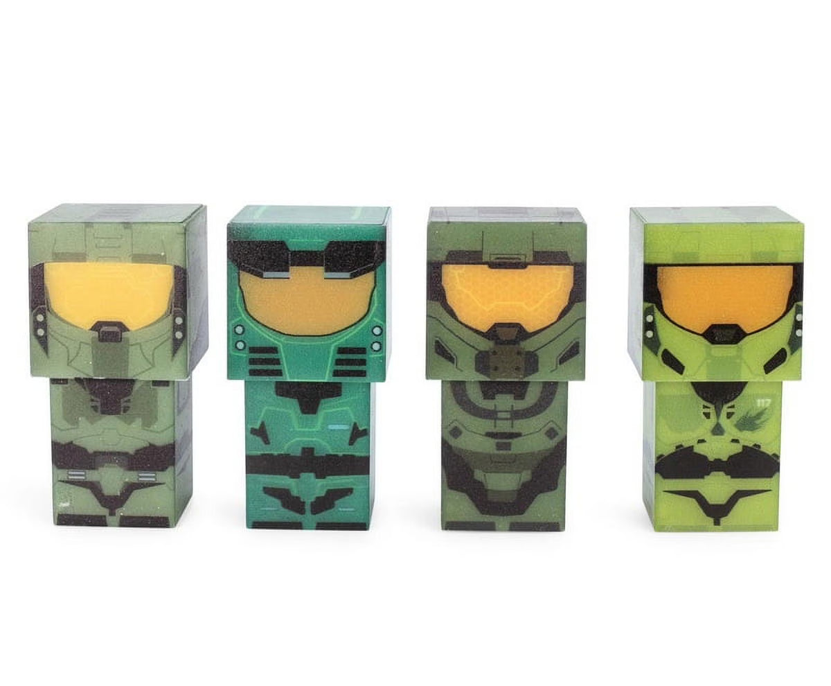 Set of 4 Green Mini Mood Lights D134