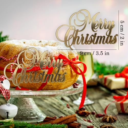 12 Pcs Christmas Cake Toppers D689181