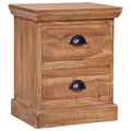 Solid Teak Bedside Cabinet X486