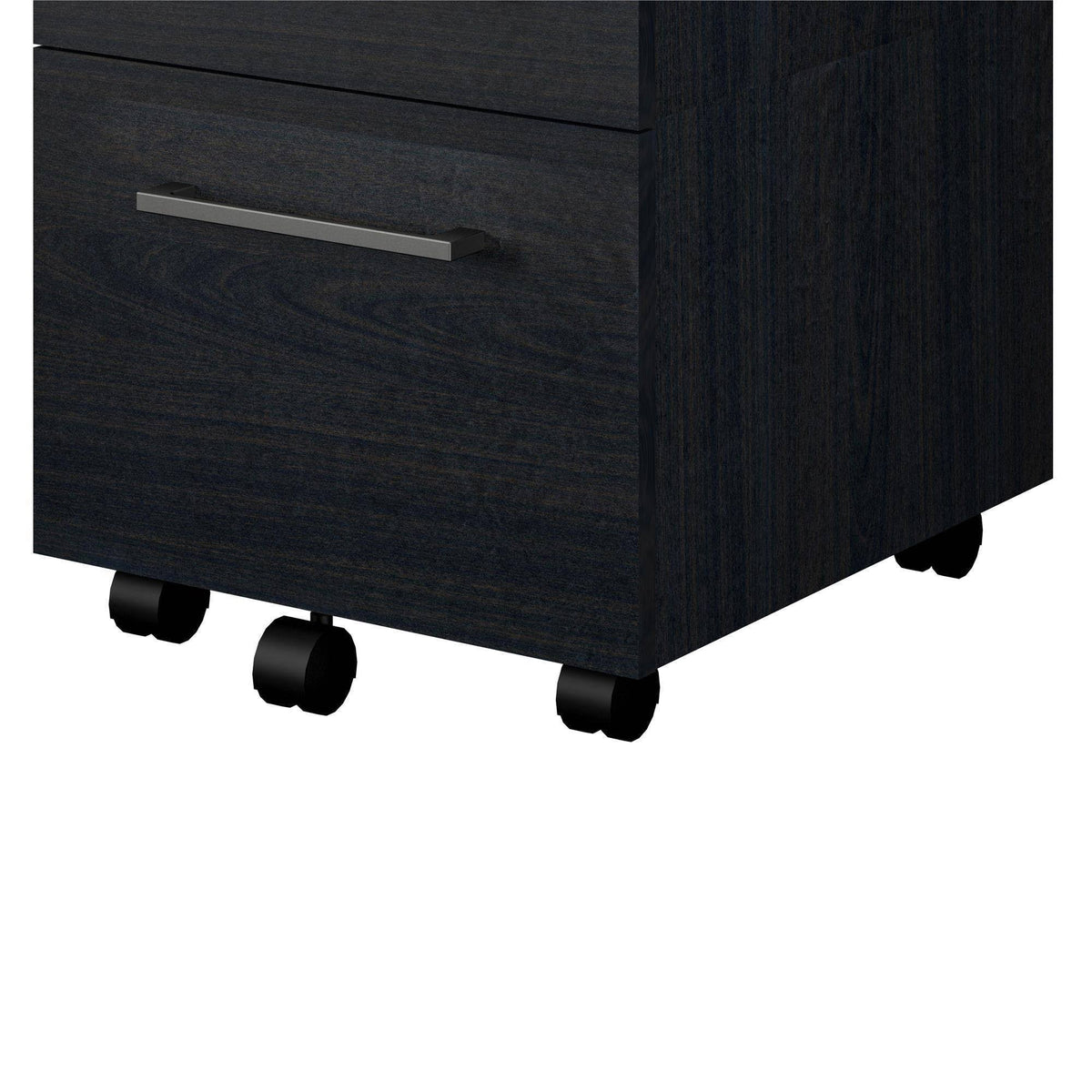 Black Mobile File Cabinet W820435