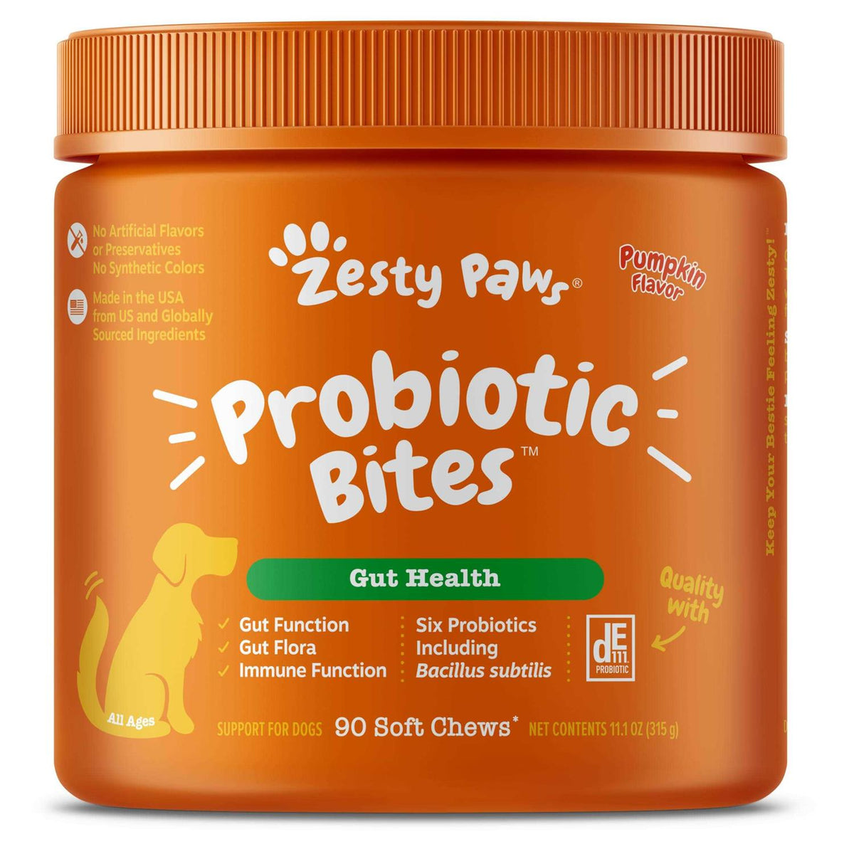 Probiotic Bites for Dogs Pumpkin Q8855