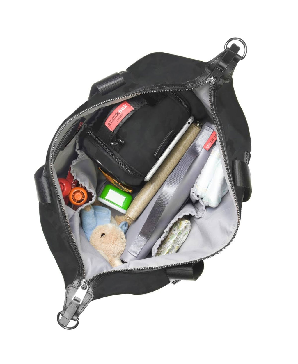 Black Camo Diaper Bag T219609