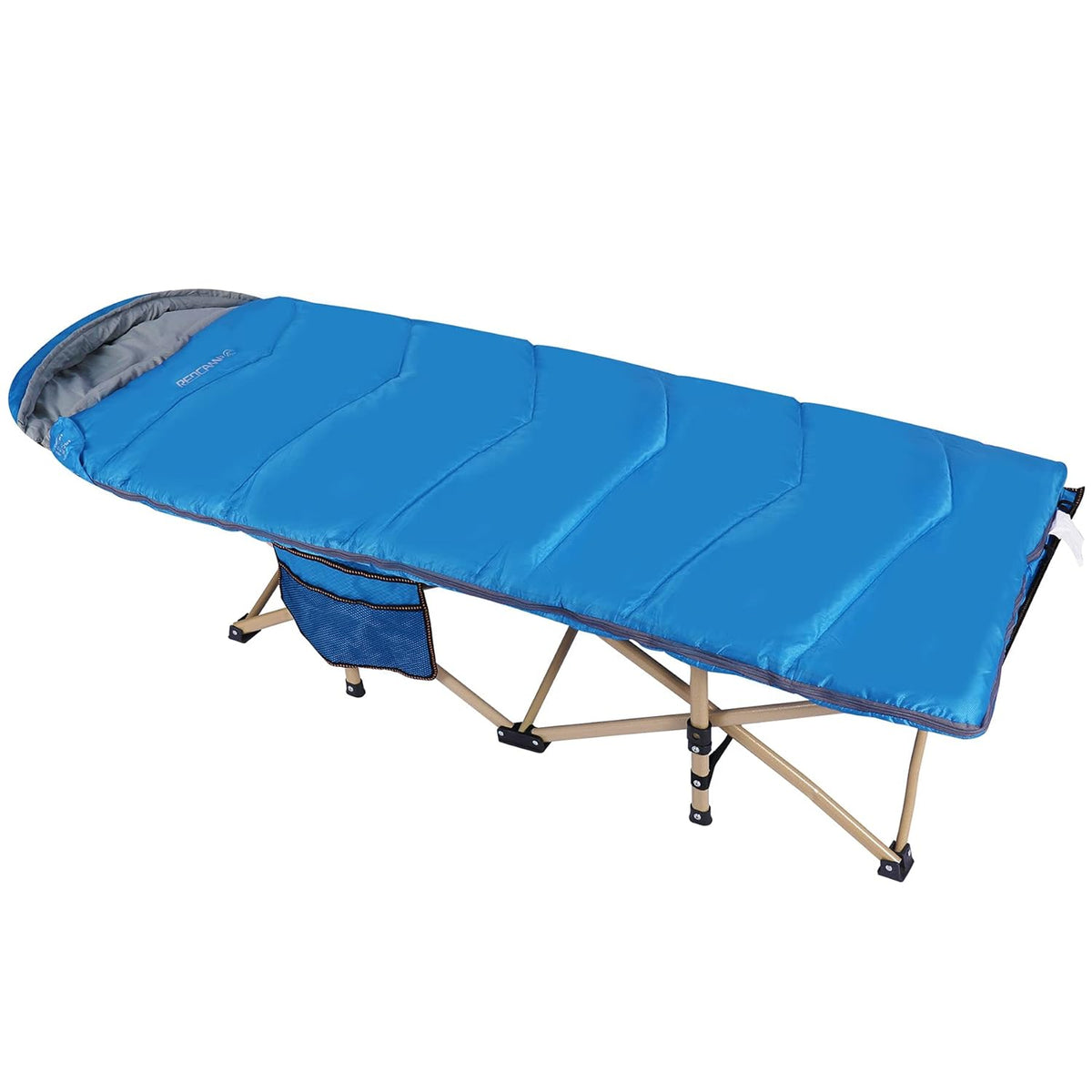 Kids Portable Folding Cot Bed, Blue 53x26 D9108
