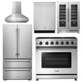 36 Propane Gas Range, Range Hood, Refrigerator, Dishwasher, Wine Cooler Y69853