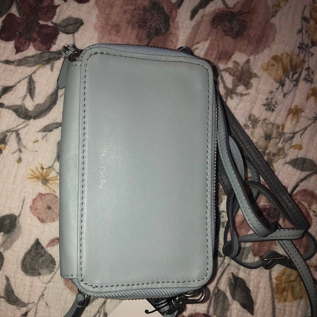 Blue RFID All in One Crossbody F7587