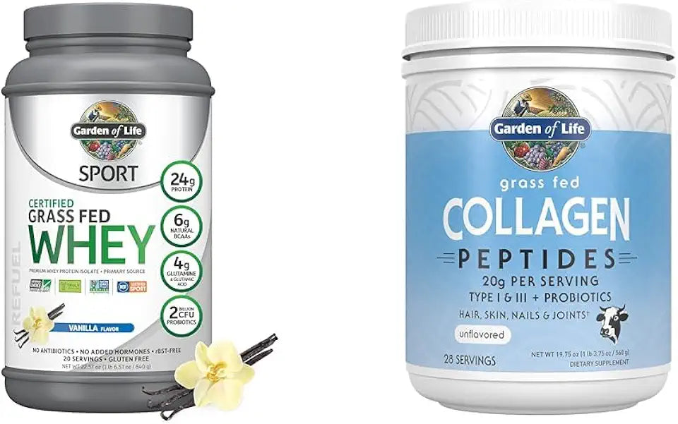 Vanilla Grass Fed Whey Protein Isolate Powder 19.75 Ounce A428