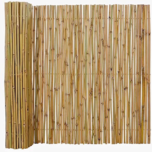 Natural Bamboo Screen Fence Rolls W833951