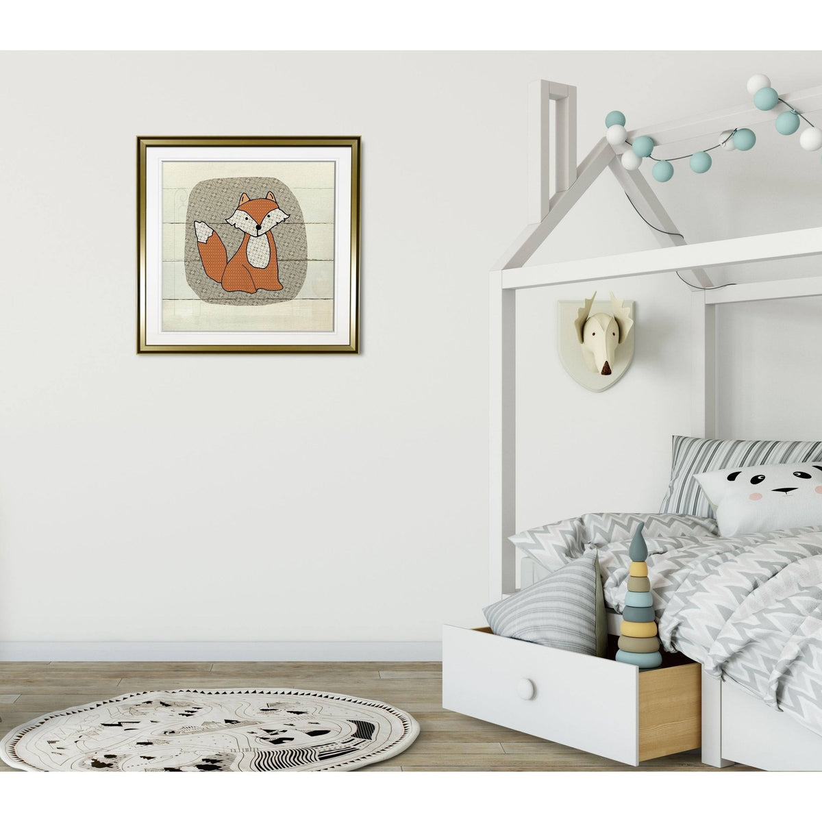 Framed Giclee Print 38 x 38 C8170