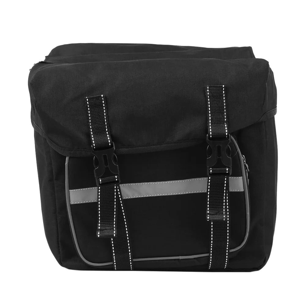 Polyester Bike Rear Seat Bag with Reflective Stripes Z11854
