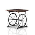Toasted Barnwood Panel End Table E75272