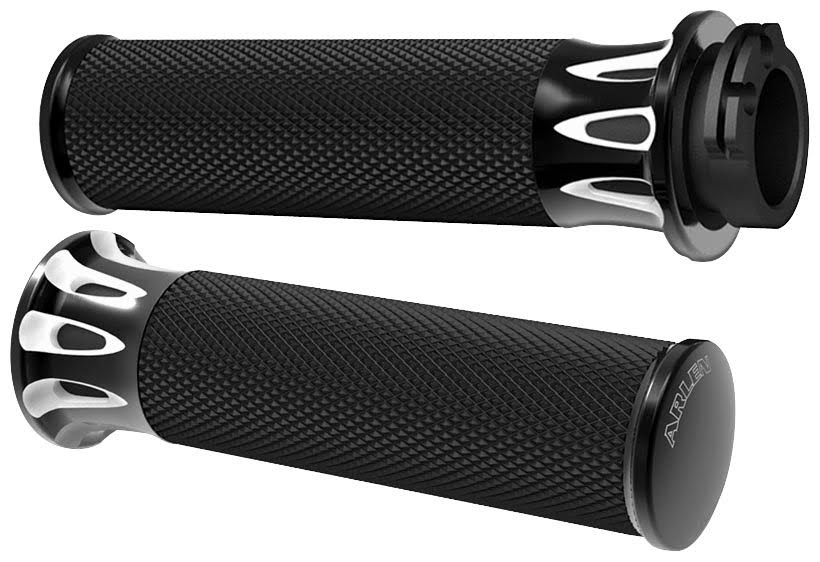 Black Deep Cut Cable Style Grips Q29475