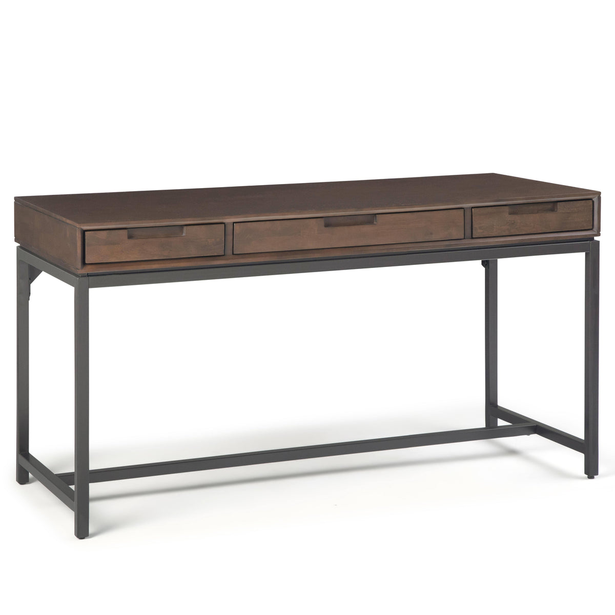 Solid Hardwood Desk in Walnut Brown H4873