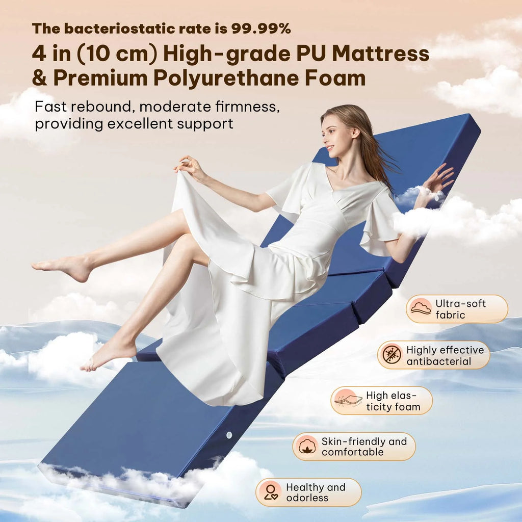 Full Electric Hospital Bed with 4 Function Mattress and Remote Control S64335