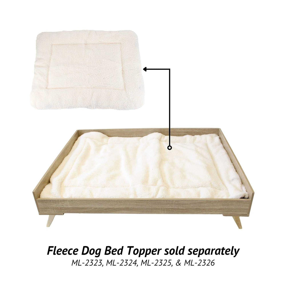 Raised Wooden Dog Bed Frame E69989