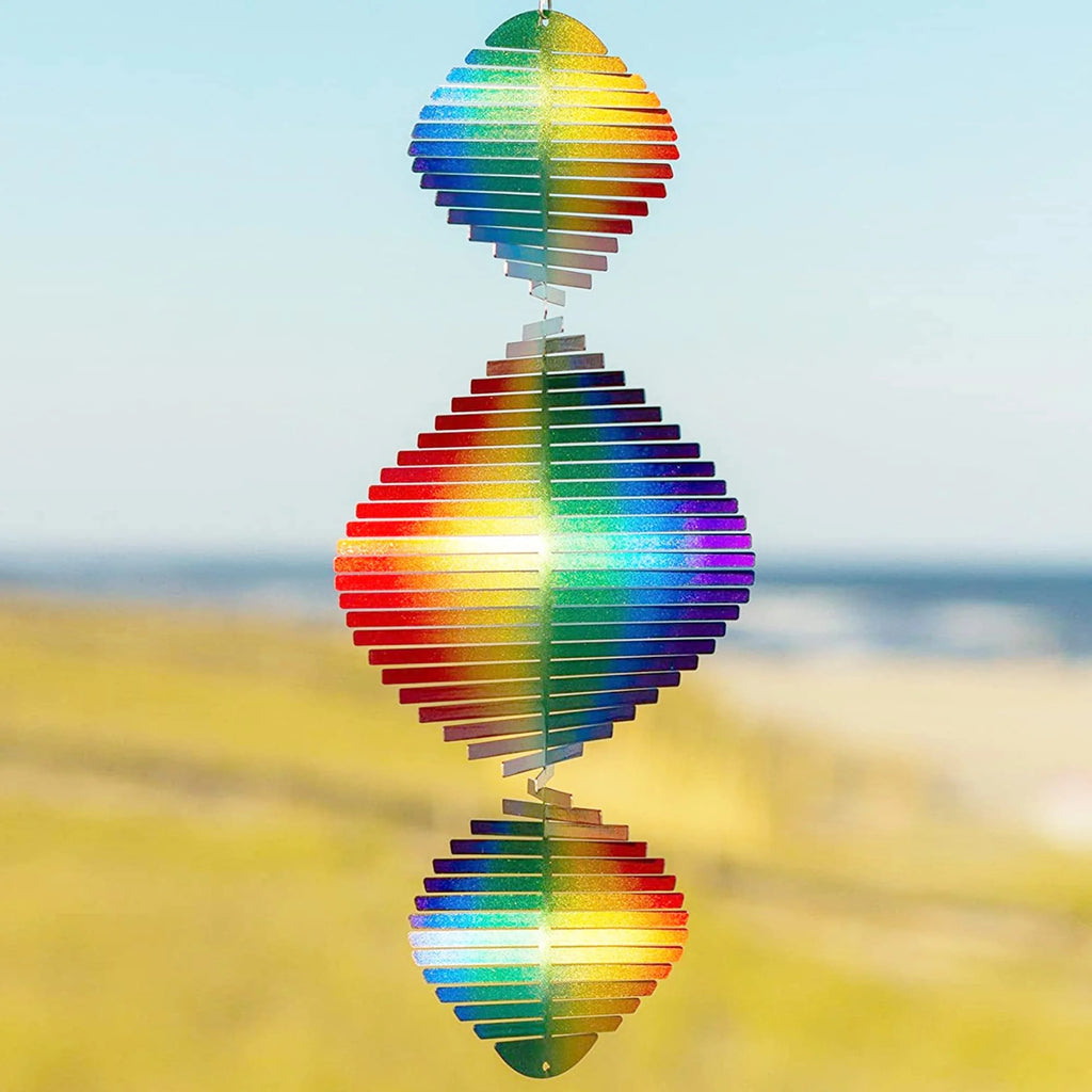 Metal Outdoor Garden Decor Wind Spinner U848
