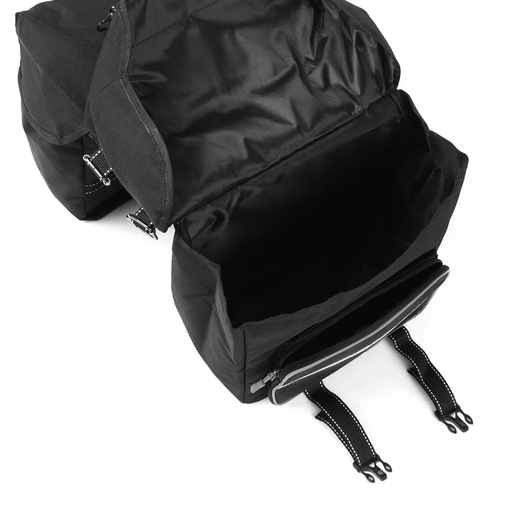 Polyester Bike Rear Seat Bag with Reflective Stripes Z11854