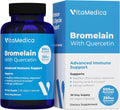 500mg Bromelain 250mg Quercetin 60 Vegan Capsules L51907
