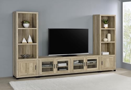 Antique Pine 3-Piece Entertainment Center N7919