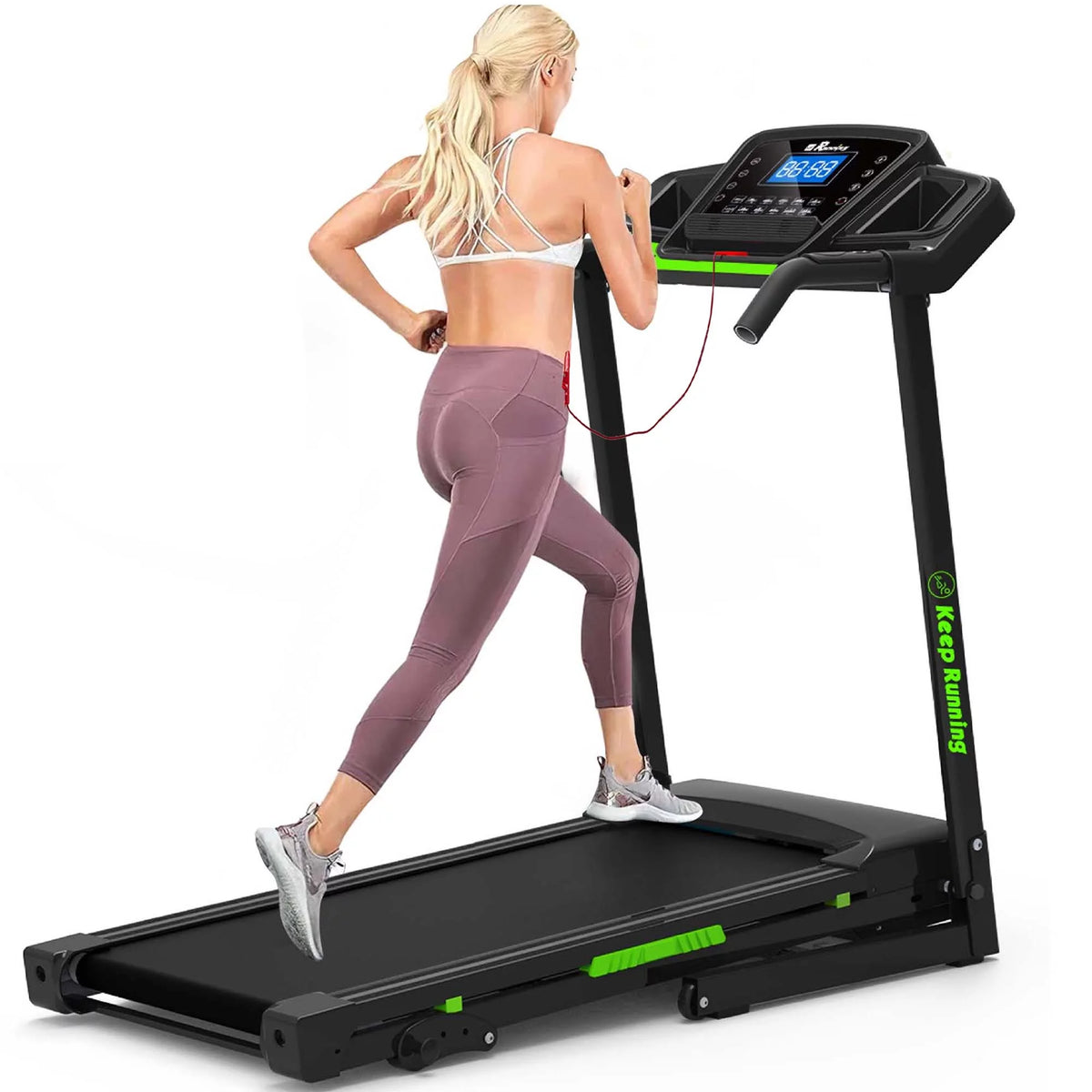 3.5 HP Folding Treadmill with Incline V1787