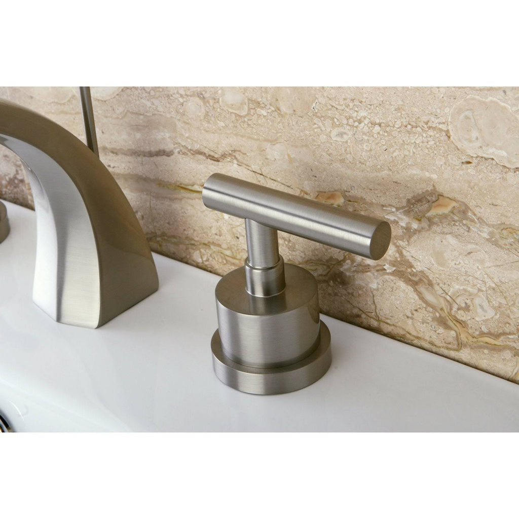 8-Inch Widespread Solid Brass Bathroom Faucet Polished Brass L557746