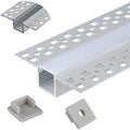 LED Aluminum Channel 6-Pack 1m/3.3ft with Diffuser and End Caps T34532