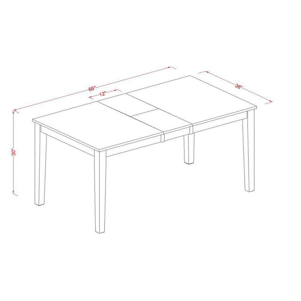 7-piece Wood Kitchen Table Set Q268208