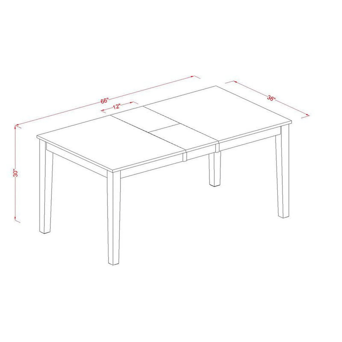 7-piece Wood Kitchen Table Set Q268208