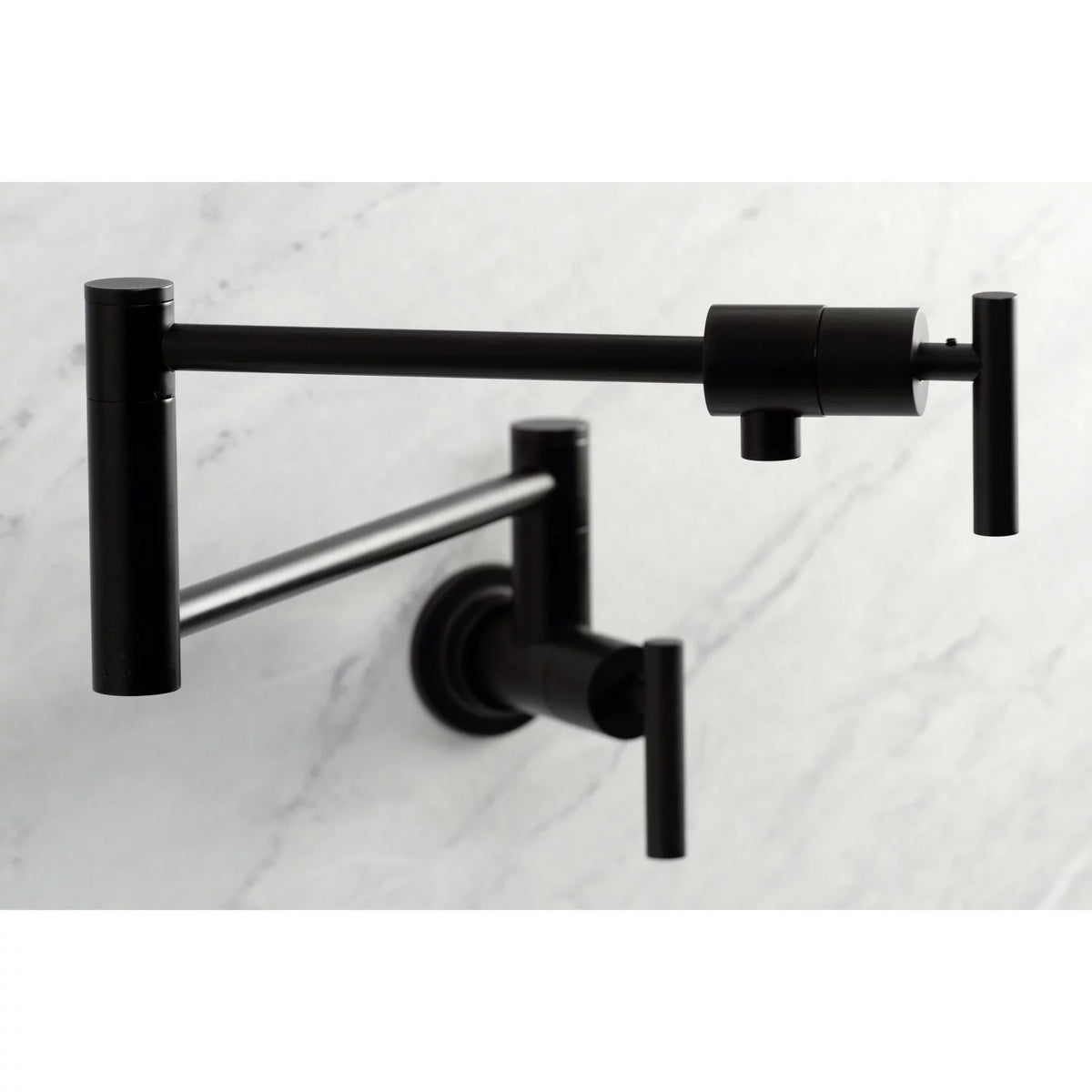 Wall Mounted Pot Filler Faucet Brushed Brass B615837