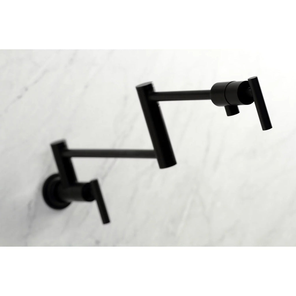 Wall Mounted Pot Filler Faucet Brushed Brass B615837