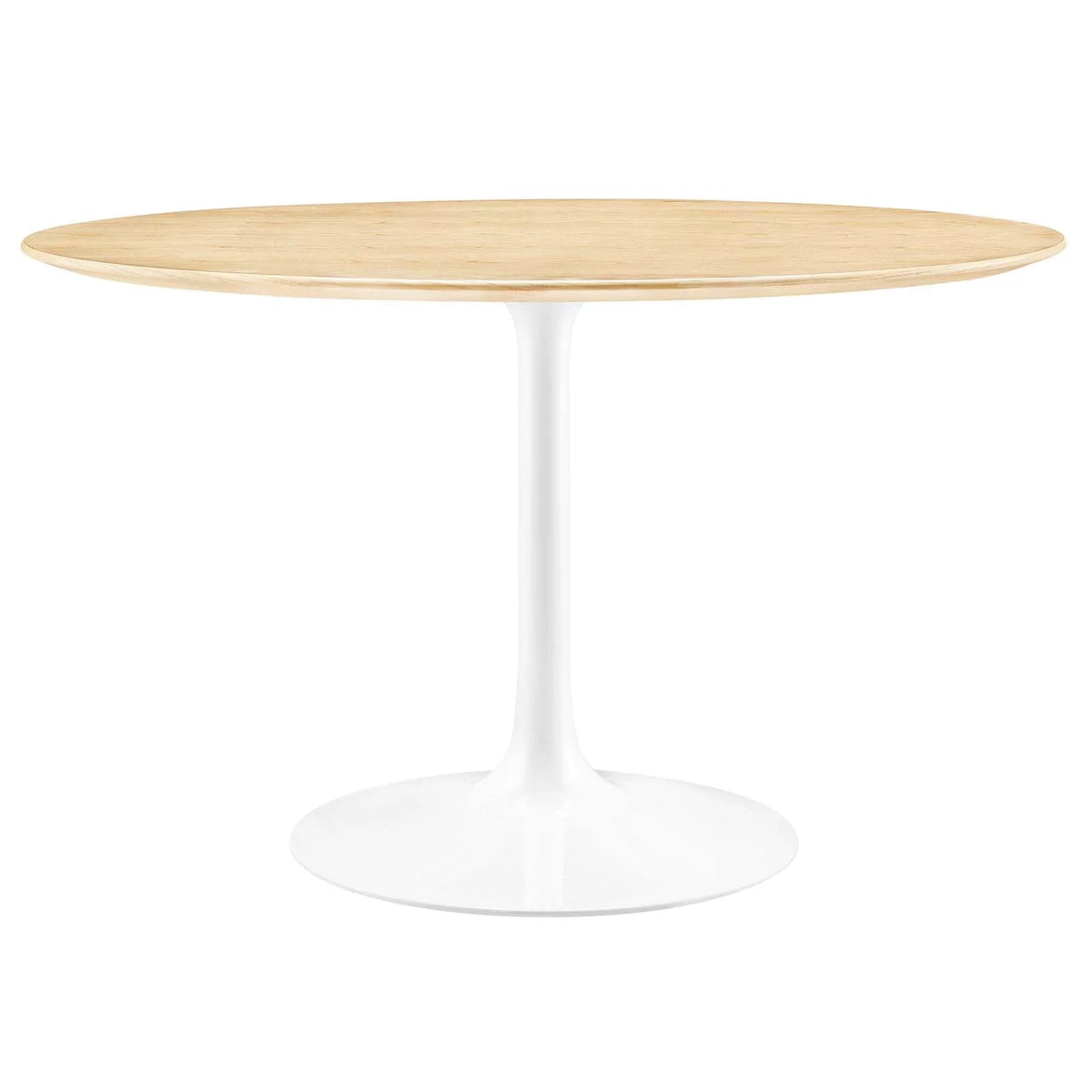 48" Round Wood Top Dining Table O933459