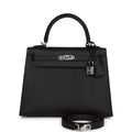 Black Leather Handbag H746855