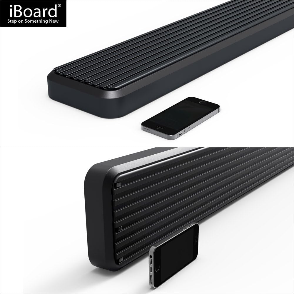Black Running Boards Compatible with Dodge Ram 1500 2500 3500 Quad Cab V5683