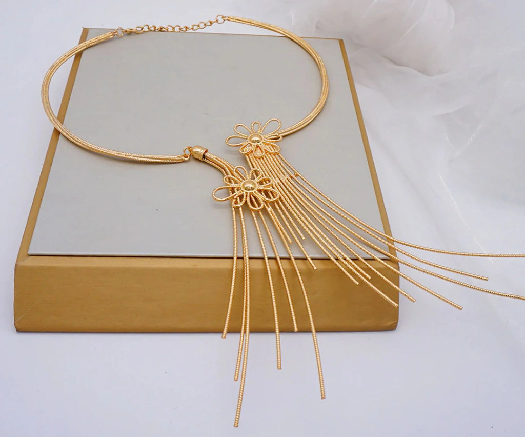 24K Gold Color Fine Jewelry Set T140