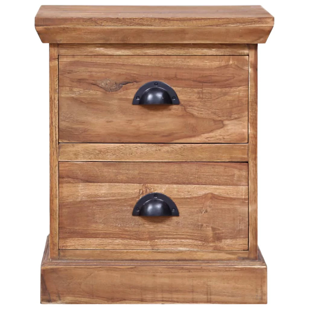 Solid Teak Bedside Cabinet X486