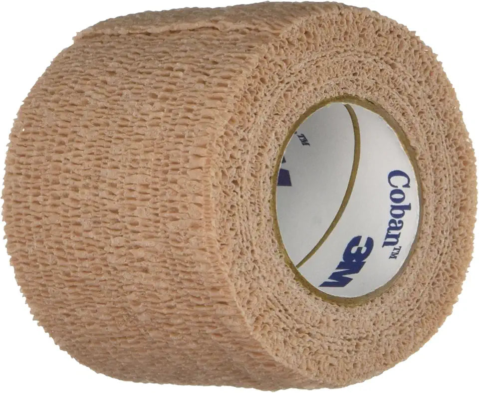 Tan Self-Adherent Elastic Roll Q578