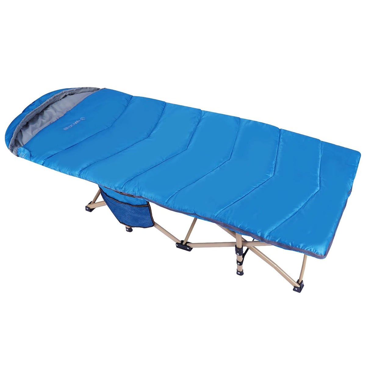 Kids Portable Folding Cot Bed, Blue 53x26 D9108
